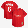 Philadelphia Phillies Ryan Howard Mitchell & Ness Cooperstown Batting Practice Jersey – Red