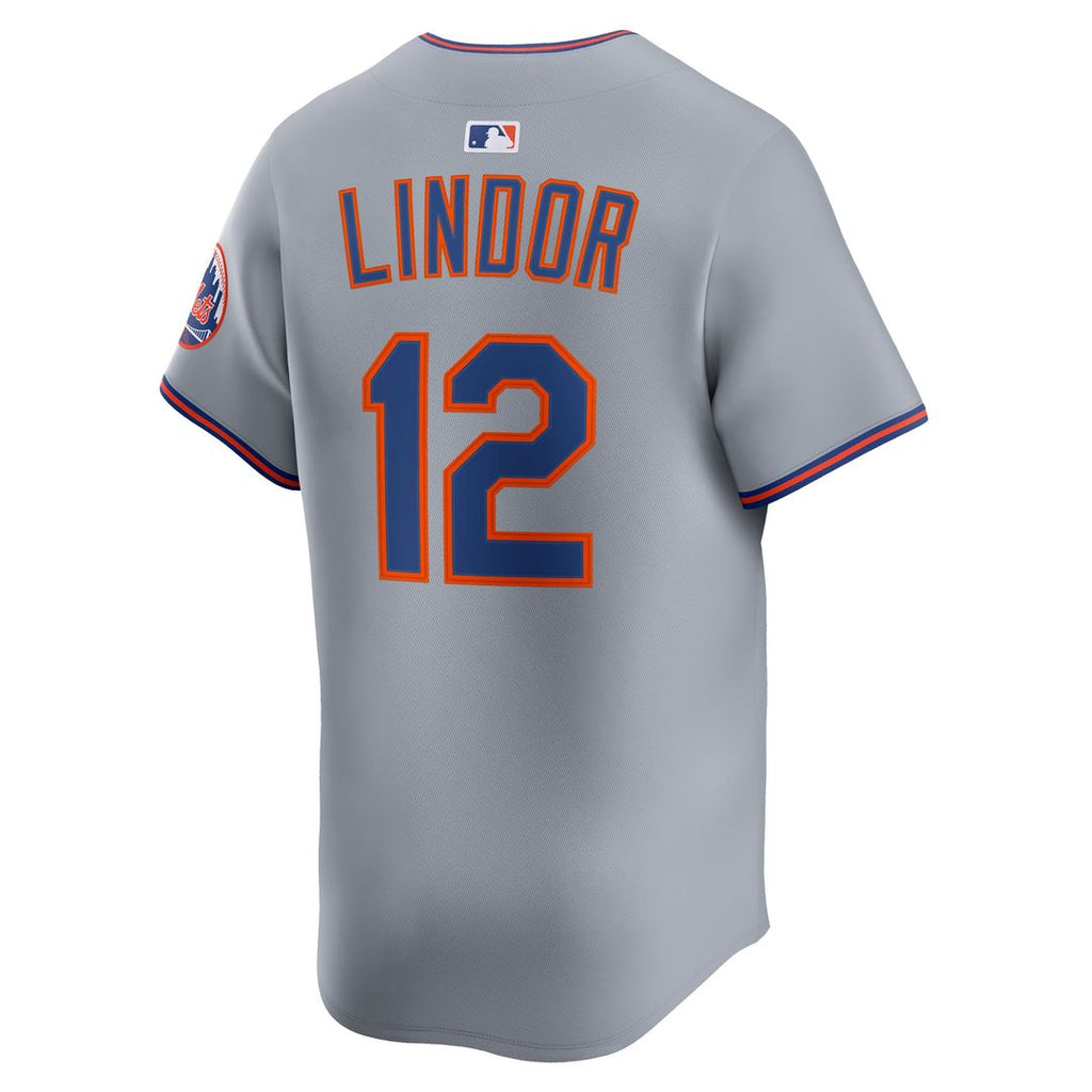 New York Mets Francisco Lindor Nike Alternate Limited Jersey - Black