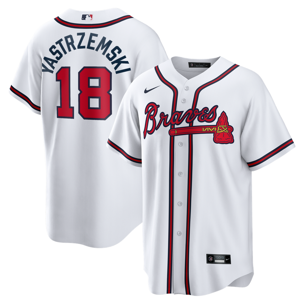 Atlanta Braves Mike Yastrzemski Nike Replica Jersey - White
