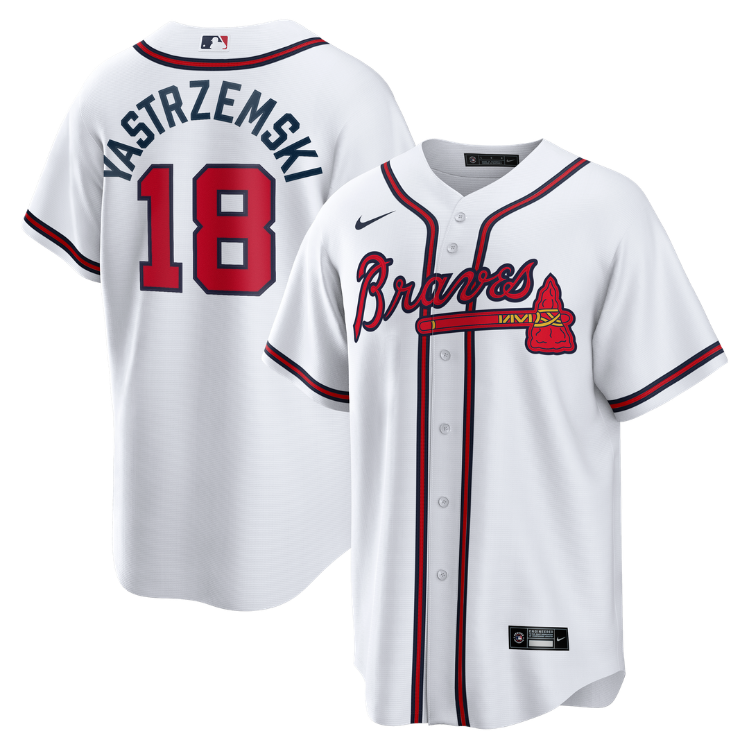 Atlanta Braves Mike Yastrzemski Nike Replica Jersey - White