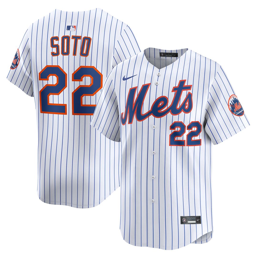 New York Mets Juan Soto Nike Home Limited Player Jersey - White