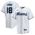 Miami Marlins Griffin Conine Nike Home Replica Jersey - White