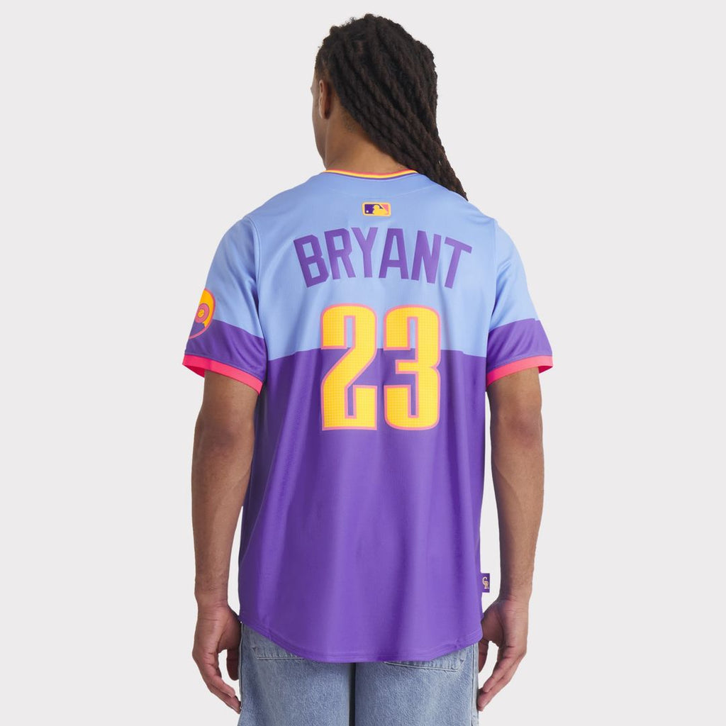 Colorado Rockies Kris Bryant Nike 2025 City Connect Limited Player Jersey - Purple/Light Blue