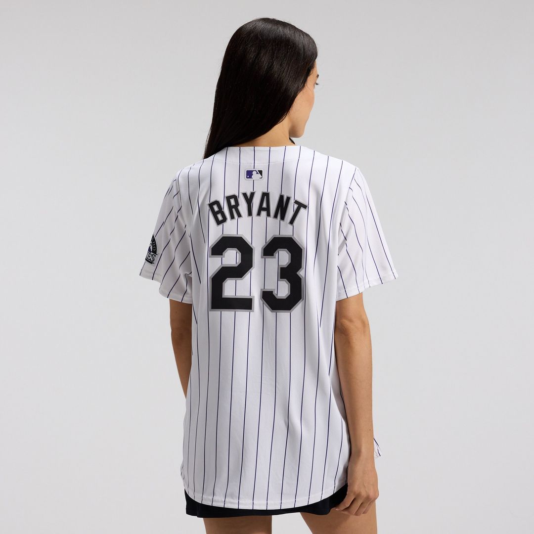 Colorado Rockies Kris Bryant Nike Women's Home Limited Player Jersey - White
