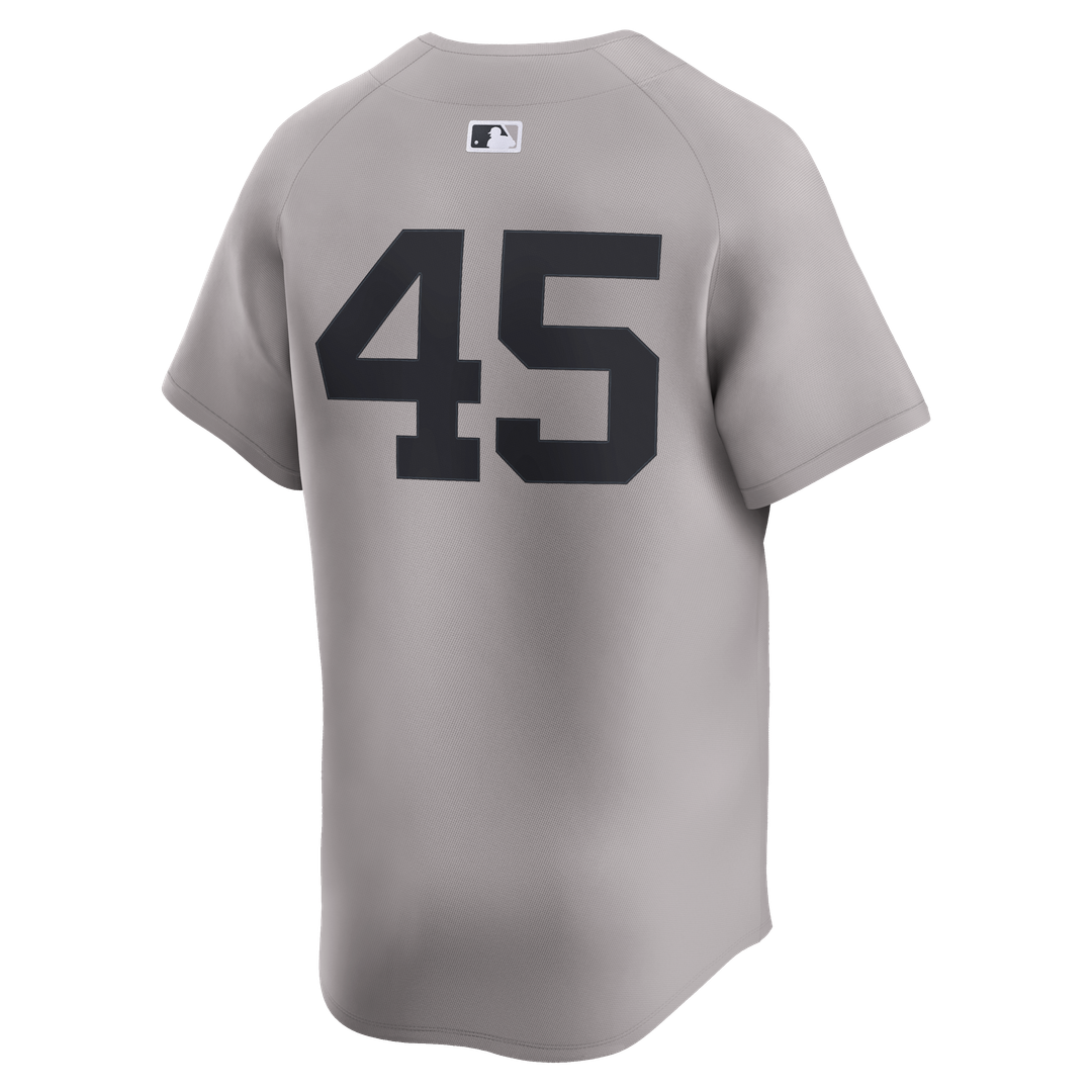 New York Yankees Gerrit Cole Nike Road Limited Player Jersey - Gray
