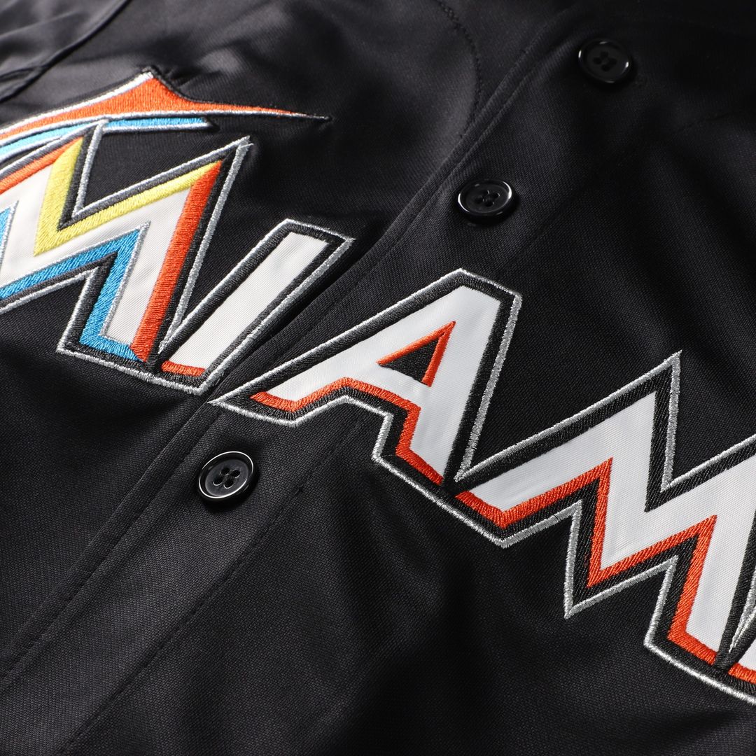 Miami Marlins Jose Fernandez Mitchell & Ness Authentic Batting Practice Jersey - Black