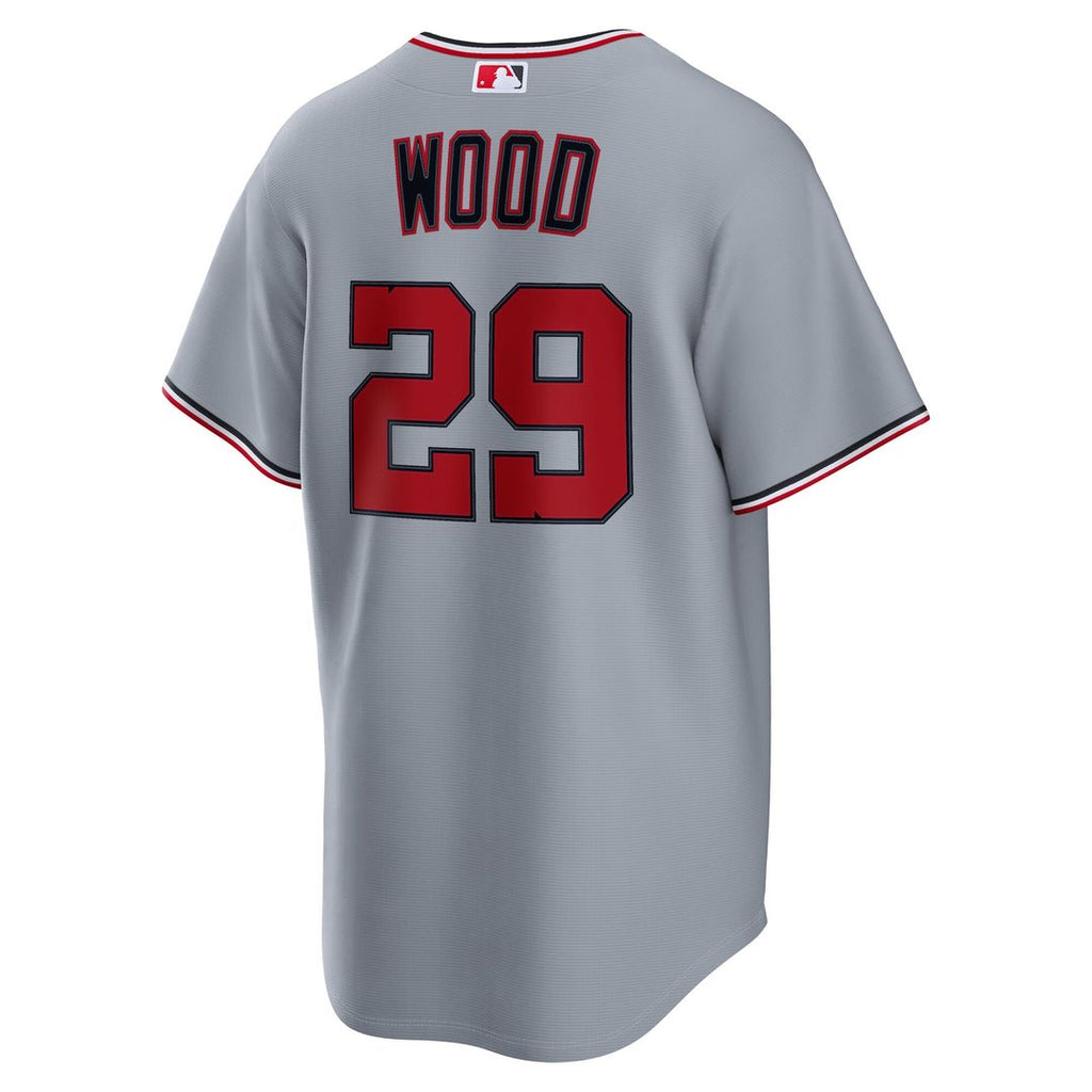Washington Nationals James Wood Nike Road Replica Jersey - Gray