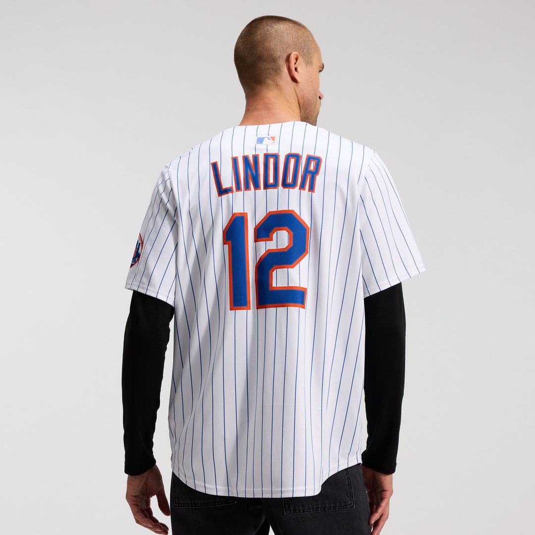 New York Mets Francisco Lindor Nike Alternate Limited Jersey - Black