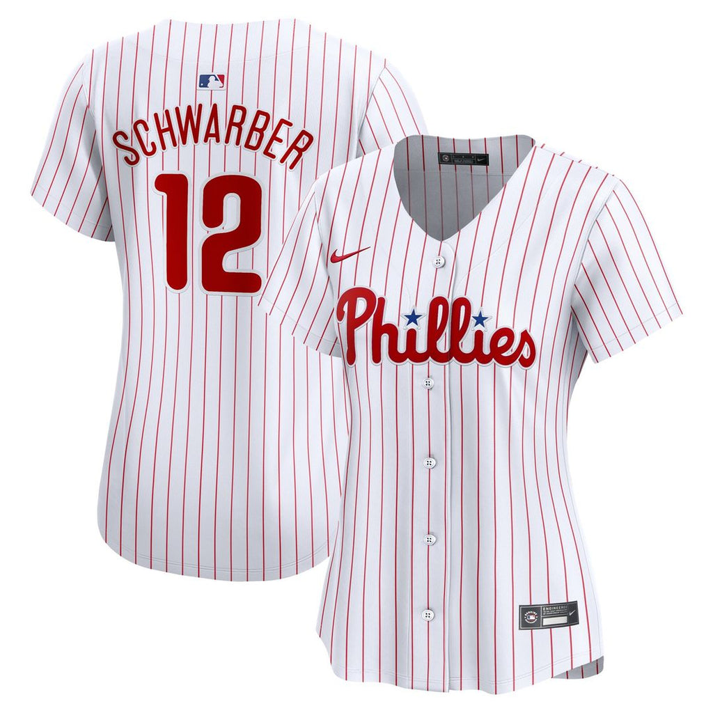 Philadelphia Phillies Kyle Schwarber Nike Women's Home Limited Player Jersey - White