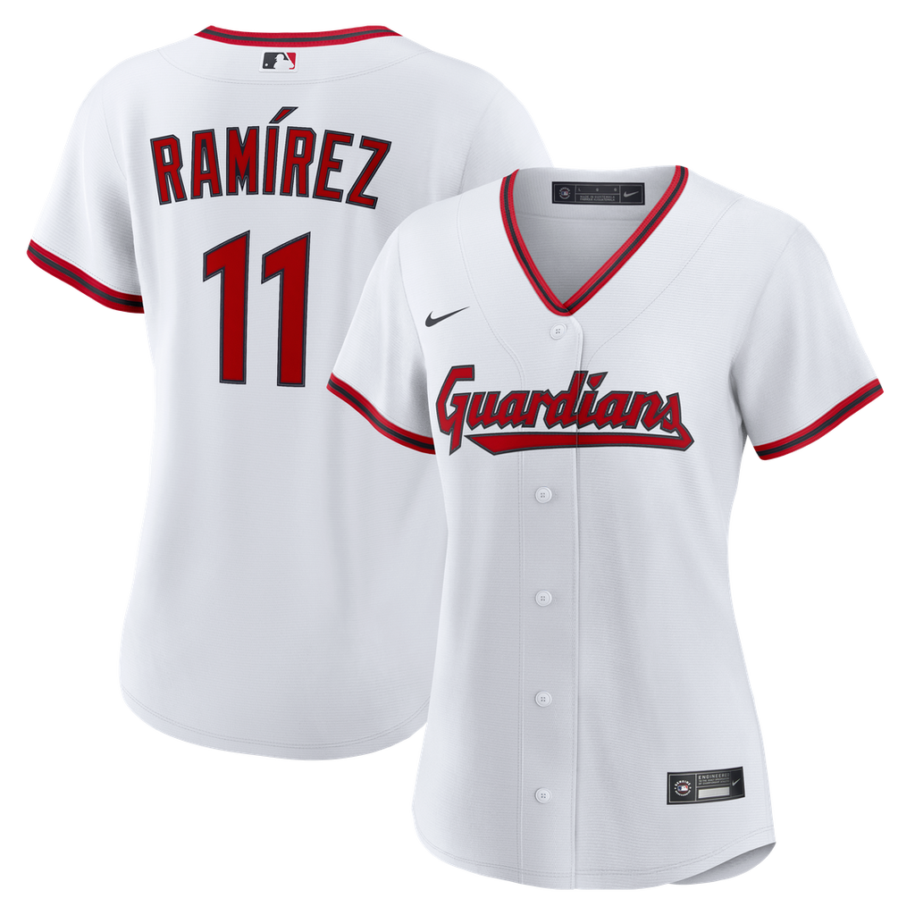 Cleveland Guardians José Ramírez Nike Women's Home Replica Jersey - White