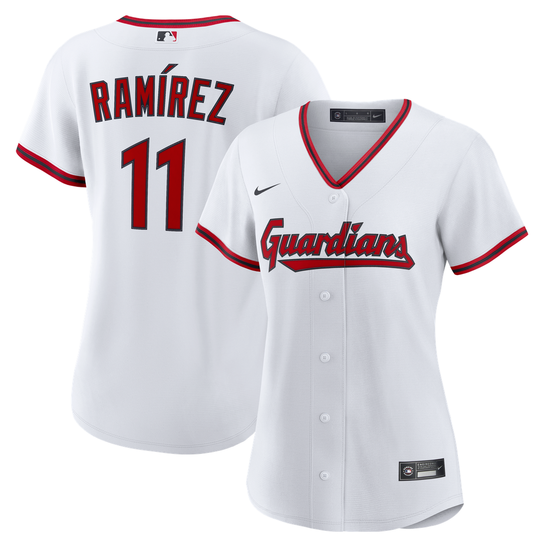 Cleveland Guardians José Ramírez Nike Women's Home Replica Jersey - White