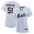 New York Mets Freddy Peralta Nike Women's Home Replica Jersey - White