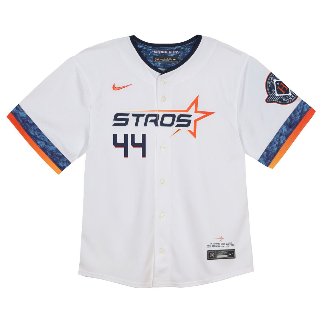 Houston Astros Yordan Alvarez Toddler City Connect 2025 Limited Jersey - White