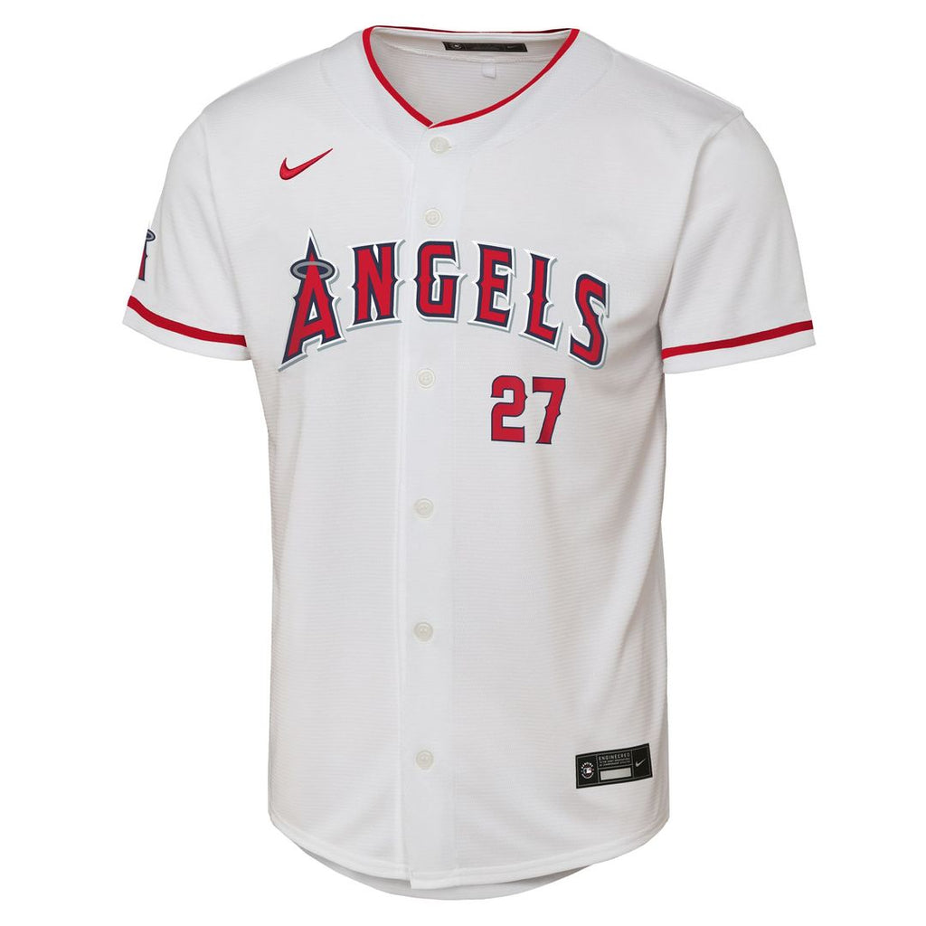 Los Angeles Angels Mike Trout Nike Youth Home Stadium Player Jersey - White