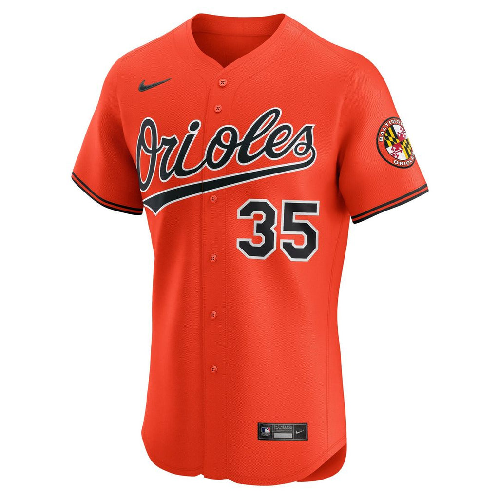 Baltimore Orioles Adley Rutschman Nike Alternate Elite Jersey - Black