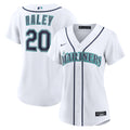 Seattle Mariners Luke Raley Nike Women's Home Replica Jersey - White