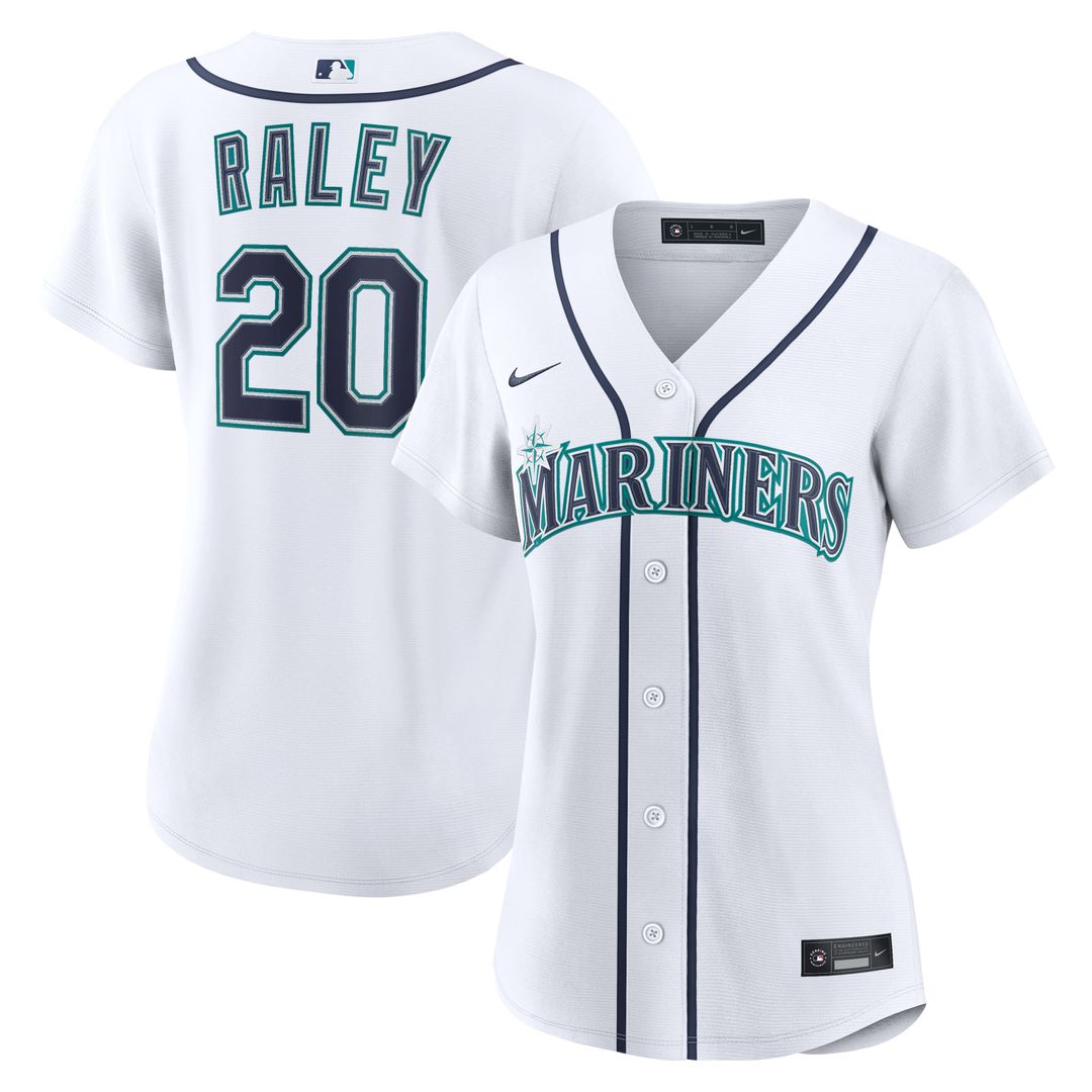 Seattle Mariners Luke Raley Nike Women's Home Replica Jersey - White