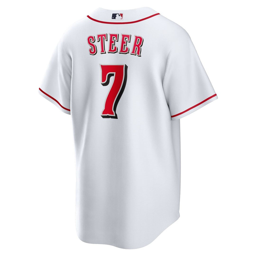 Cincinnati Reds Spencer Steer Nike Home Replica Jersey - White