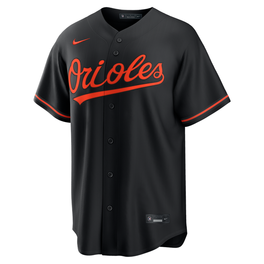 Baltimore Orioles Gunnar Henderson Nike Alternate Replica Jersey - Black