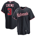 Washington Nationals Dylan Crews Nike Alternate Replica Jersey - Navy