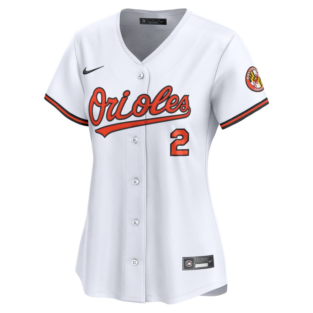 Baltimore Orioles Gunnar Henderson Nike Women's Home Limited Player Jersey - White
