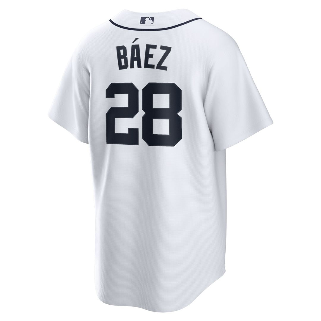 Detroit Tigers Javier Baez Nike Home Replica Player Jersey - White