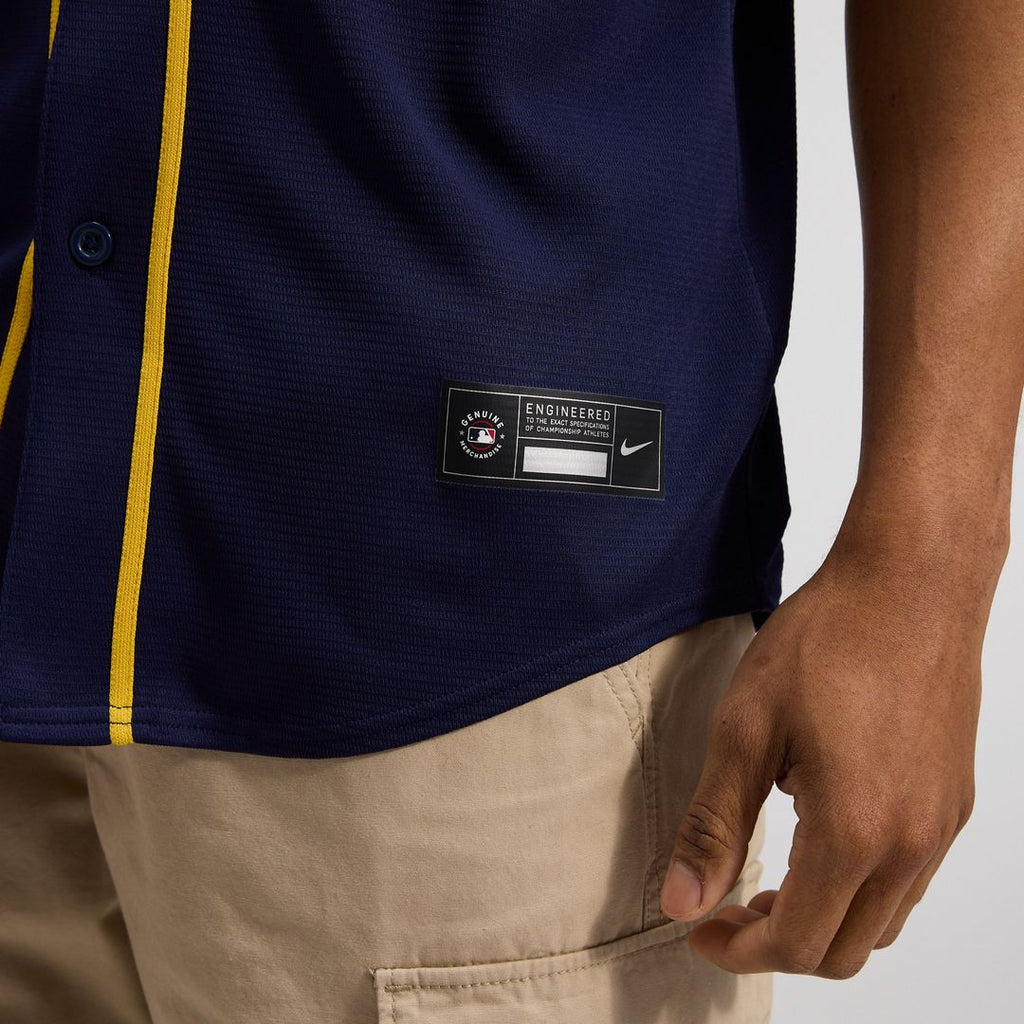 Milwaukee Brewers Nike Home Replica Team Jersey - Cream