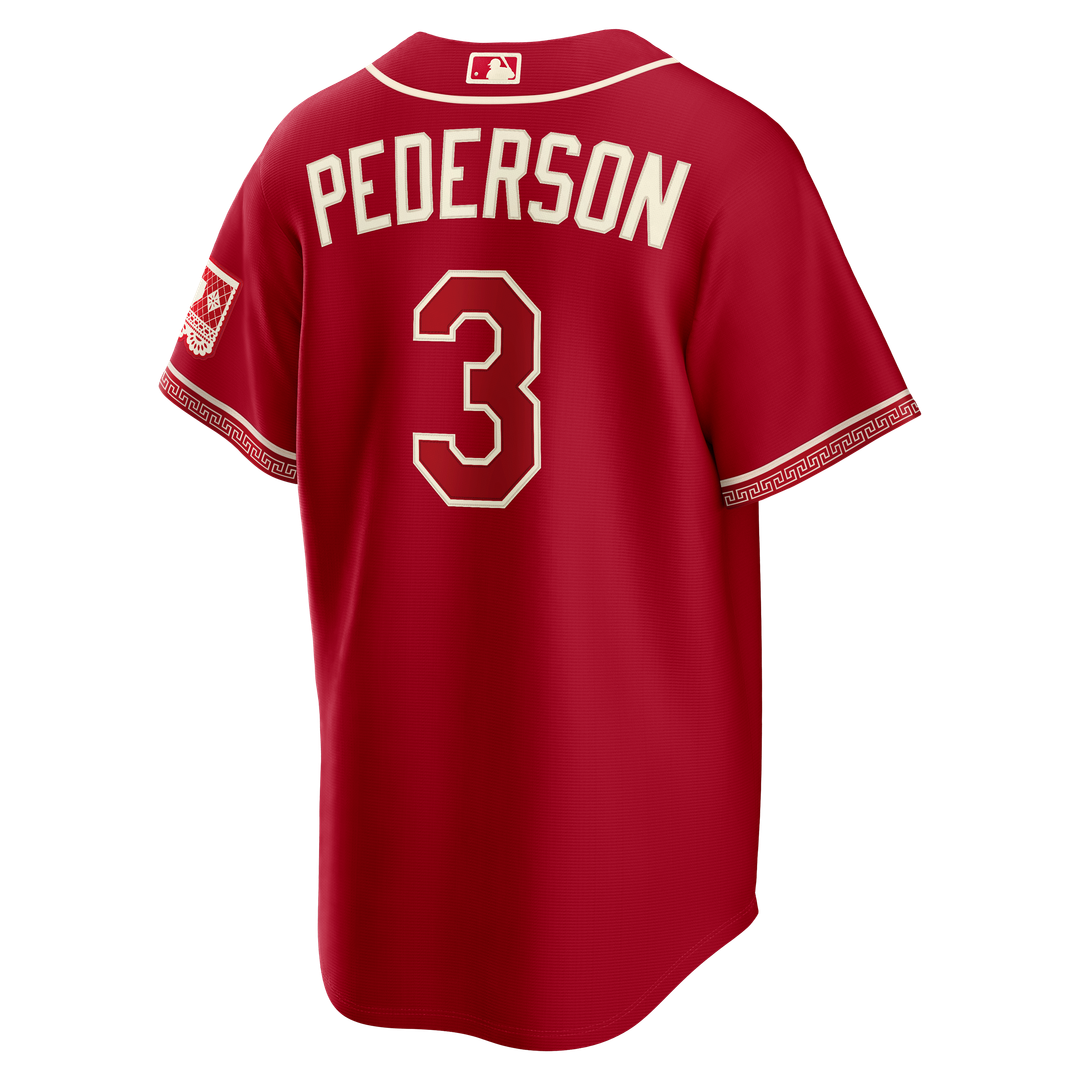 Texas Rangers Joc Pederson Nike 2026 City Connect Stadium Jersey - Red