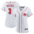 Cincinnati Reds Ke'Bryan Hayes Nike Women's Home Replica Jersey - White
