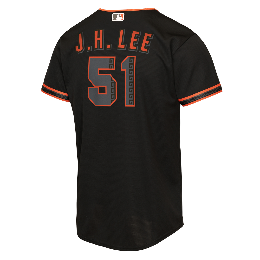 San Francisco Giants Jung Hoo Lee Nike Youth Alternate 2 Replica Jersey - Black