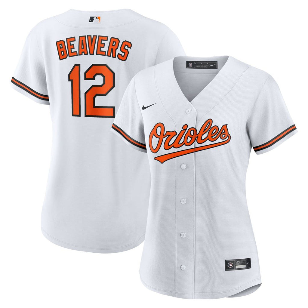 Baltimore Orioles Dylan Beavers Nike Women's Home Replica Jersey - White