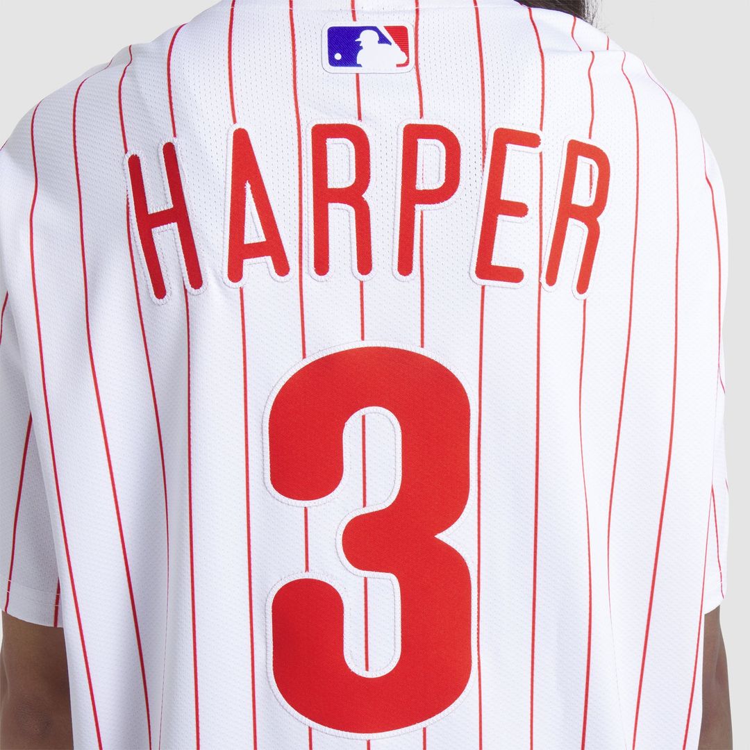Philadelphia Phillies Bryce Harper Nike Home Elite Jersey - White