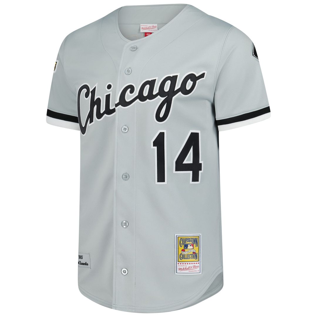 Chicago White Sox Paul Konerko Mitchell & Ness 2005 Cooperstown Authentic Jersey - Gray