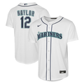 Seattle Mariners Josh Naylor Nike Youth Home Baseline Jersey - White