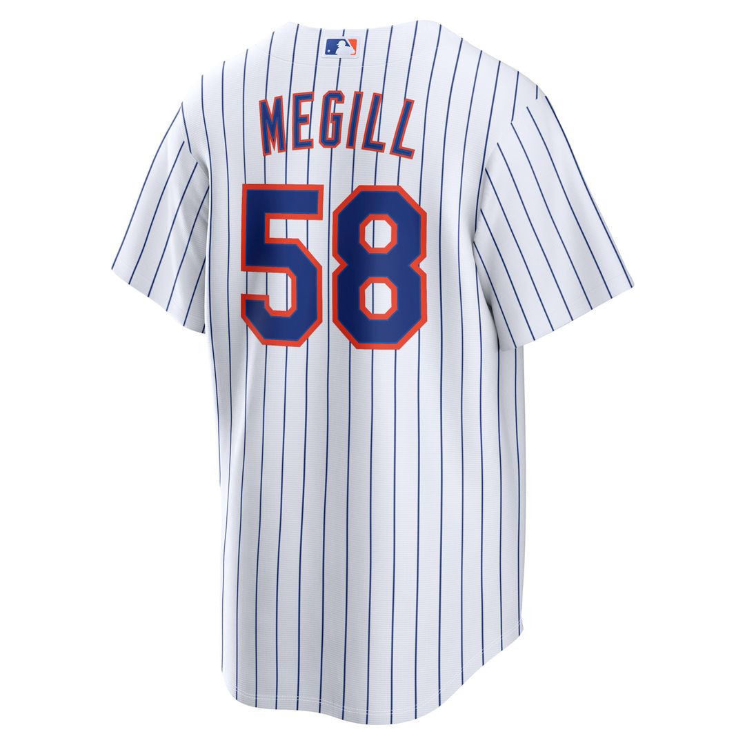 New York Mets Tylor Megill Nike Home Replica Jersey - White
