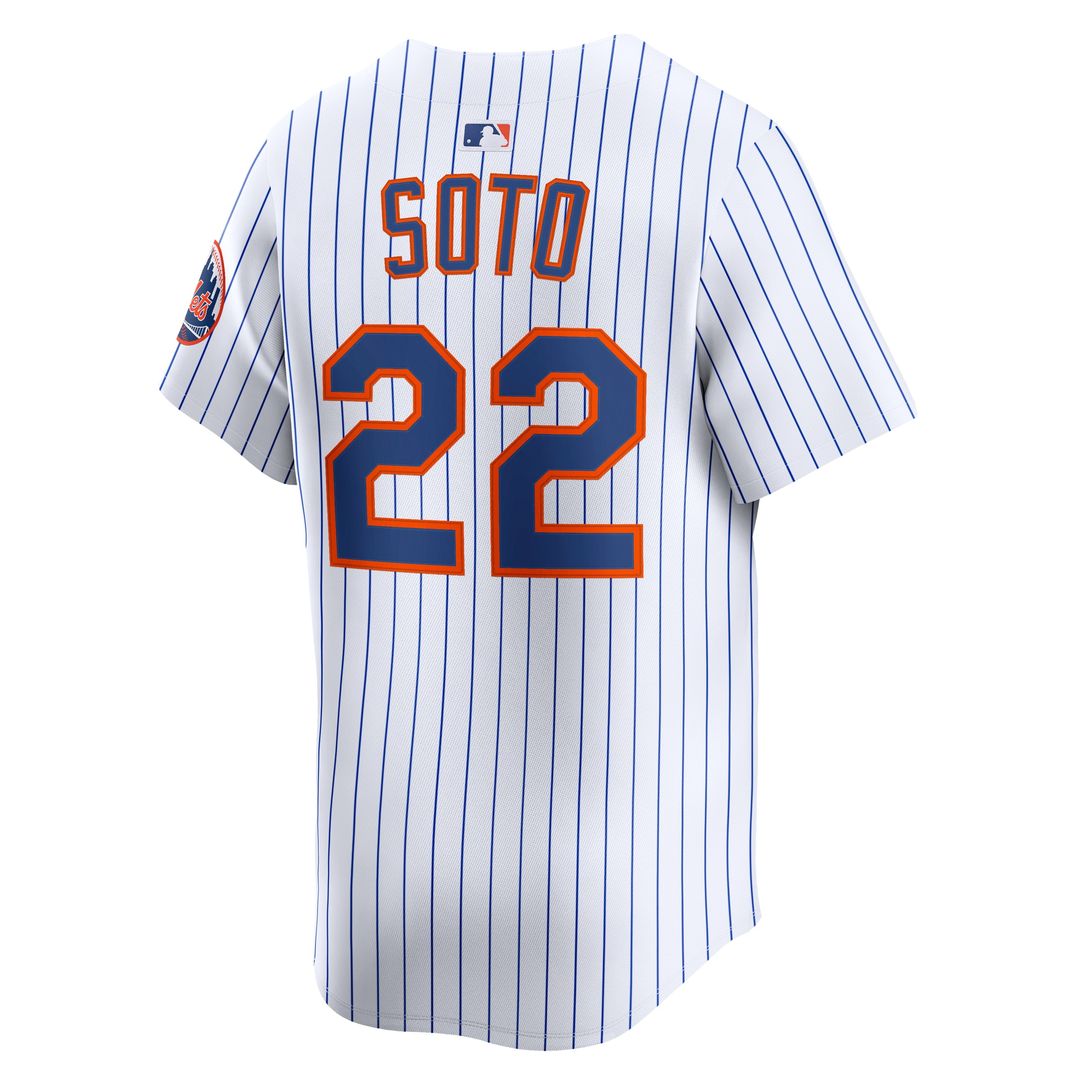 New York Mets Juan Soto Nike Road Limited Player Jersey - Gray