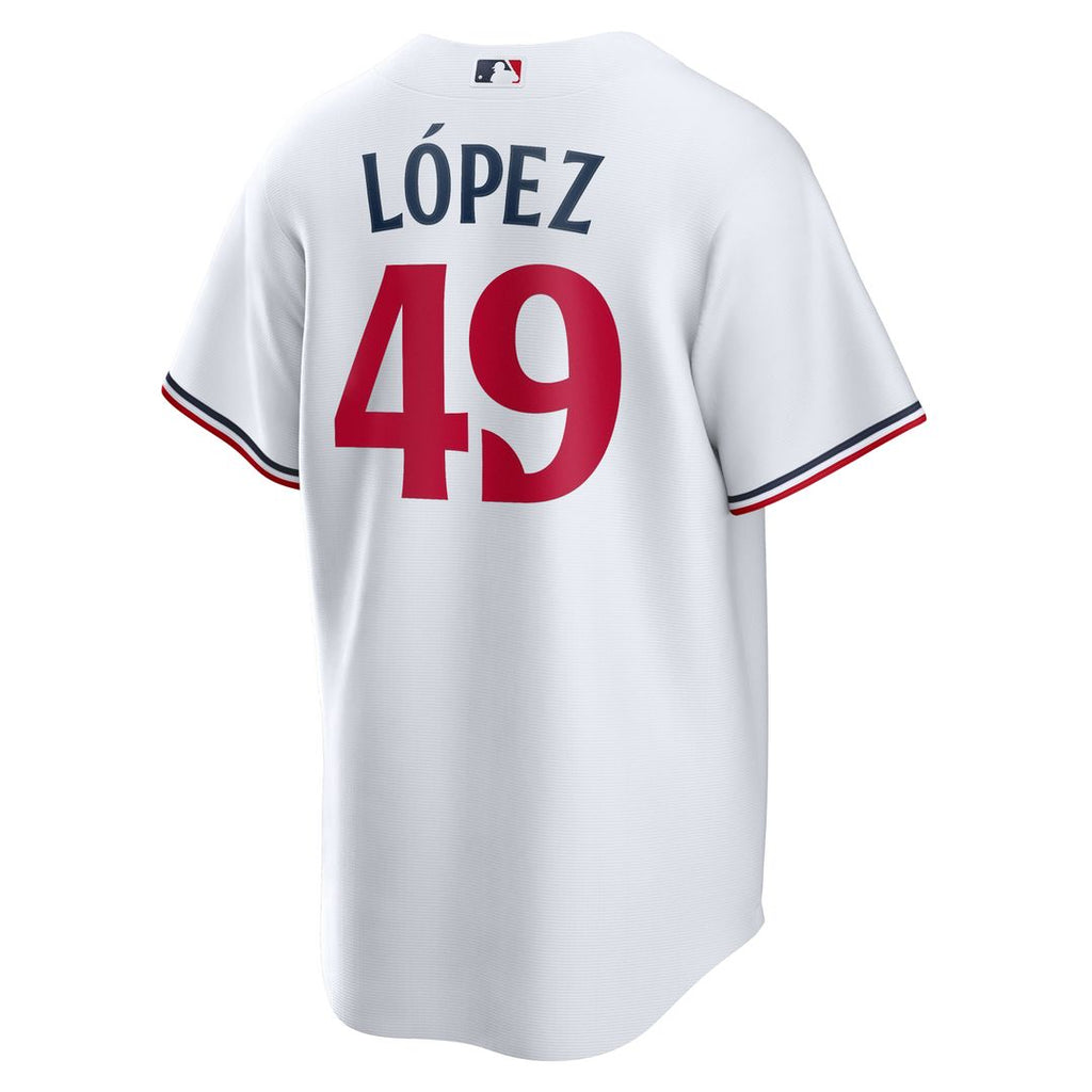 Minnesota Twins Pablo López Nike Home Replica Player Jersey - White