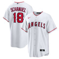 Los Angeles Angels Nolan Schanuel Nike Home Replica Jersey - White