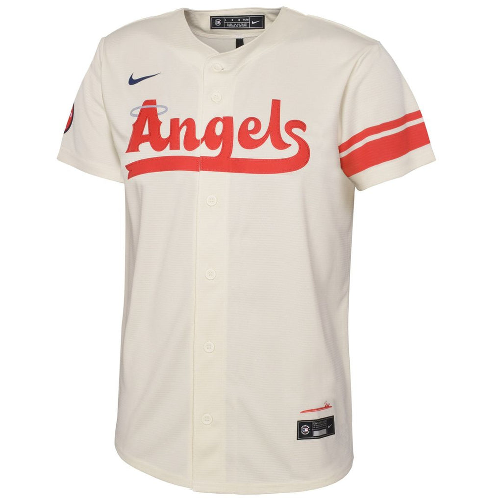 Los Angeles Angels Nike Toddler City Connect Replica Jersey - Cream