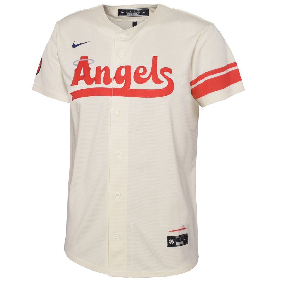 Los Angeles Angels Nike Toddler City Connect Replica Jersey - Cream