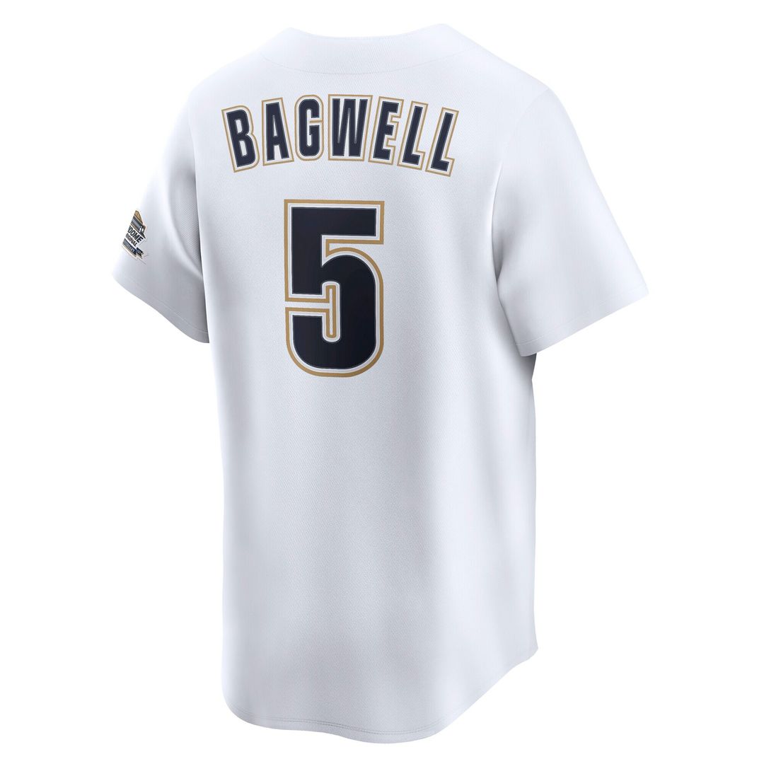 Houston Astros Jeff Bagwell Nike Throwback Cooperstown Limited Jersey - White