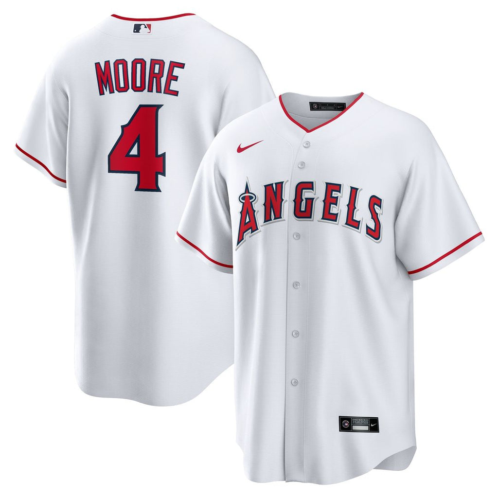 Los Angeles Angels Christian Moore Nike Home Replica Jersey - White