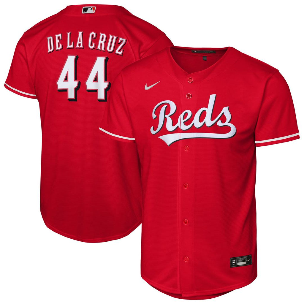 Cincinnati Reds Elly De La Cruz Nike Youth Alternate Replica Jersey - Red