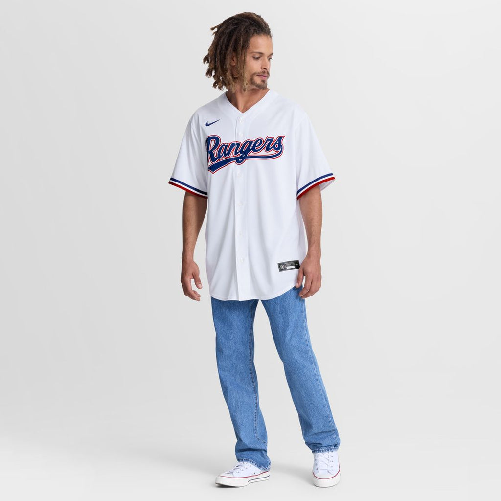 Texas Rangers Wyatt Langford Nike Home Replica Jersey - White