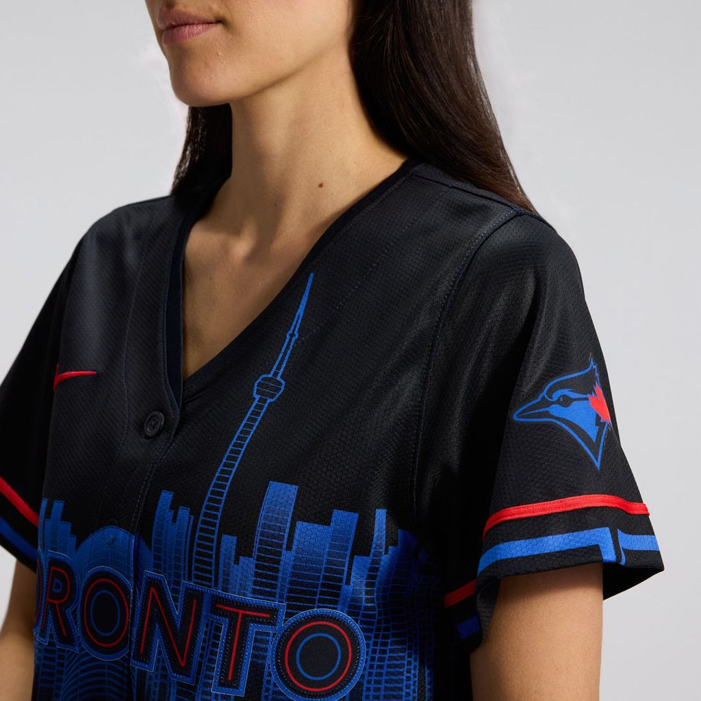 Toronto Blue Jays Vladimir Guerrero Jr. Nike Women's 2024 City Connect Limited Player Jersey - Navy