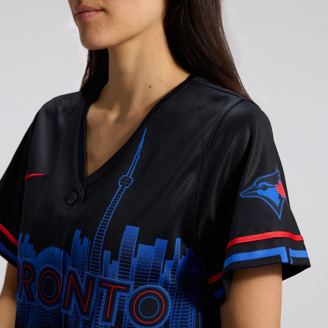 Toronto Blue Jays Vladimir Guerrero Jr. Nike Women's 2024 City Connect Limited Player Jersey - Navy