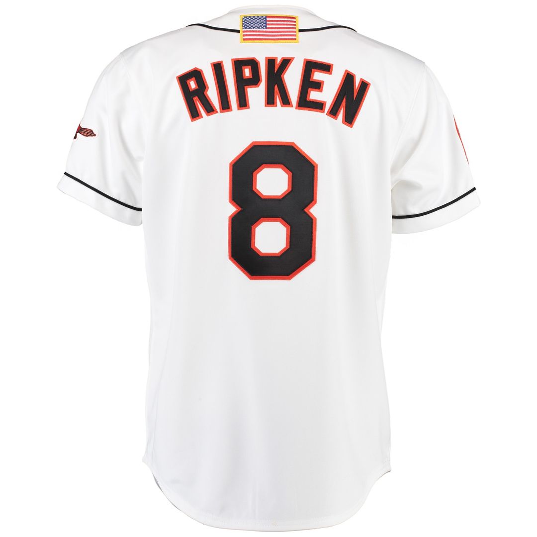 Baltimore Orioles Cal Ripken Mitchell & Ness Home Authentic Jersey - White