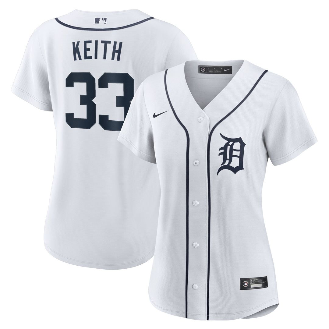 Detroit Tigers Colt Keith Nike Women's Home Replica Jersey - White
