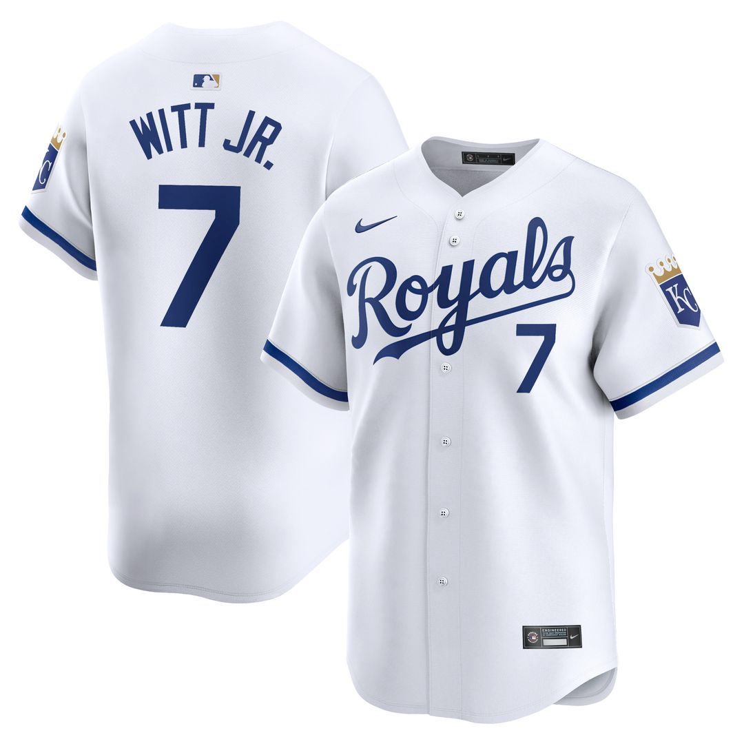 Kansas City Royals Bobby Witt Jr. Nike Home Limited Player Jersey - White