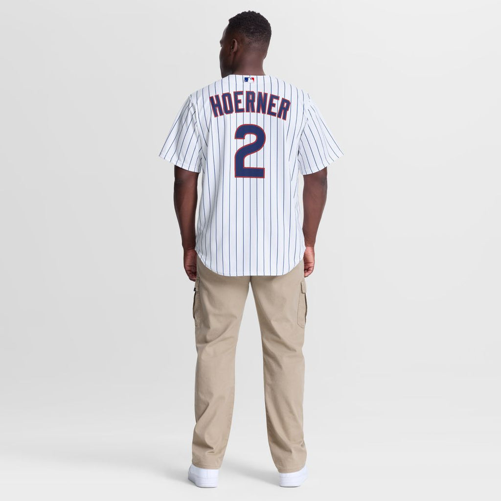 Chicago Cubs Nico Hoerner Nike Home Replica Jersey - White